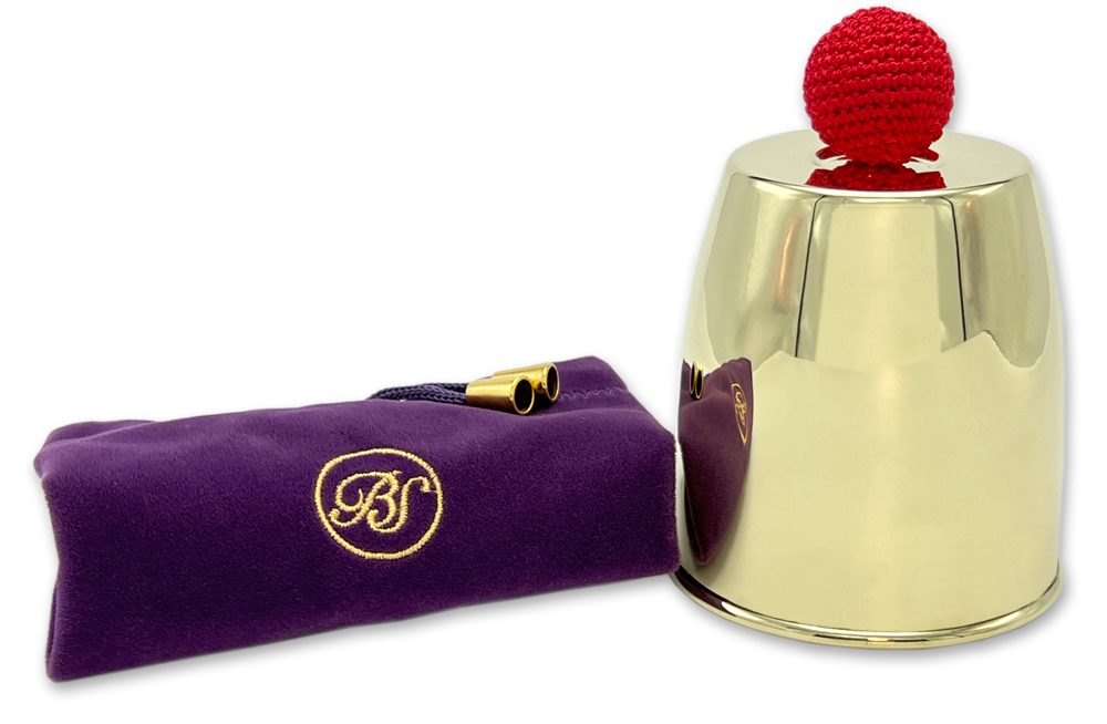 Smooth Brass Chop Cup
